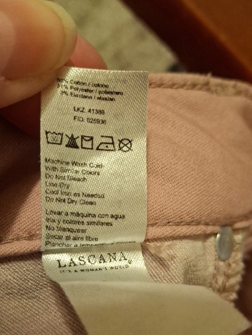 Lascana High-Rise Ankle Jeans in Dusty Rose